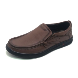 Bay Mens Casual Soft Brown Shoes