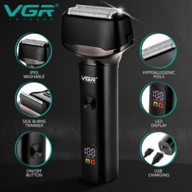 VGR V-371 High Quality Waterproof Ipx5 Electric Trimmer, 2 image