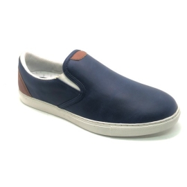 Bay Mens Casual Blue Shoes