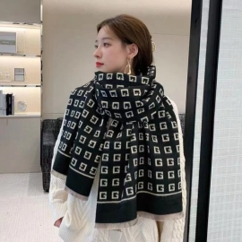 2023 Fashion Luxury Scarf Winter Women Shawls Warm Blanket Wraps Female Foulard Bandana Thick Print Scarves New Neckerchief, 9 image