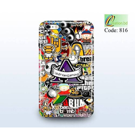Customized mobile back cover -Multicolor