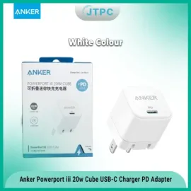 Anker Powerport III 20W Cube USB-C Charger PD Adapter (Adapter only)