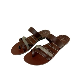 WALKAROO Brown Sandal For Ladies 7364