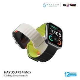 Haylou RS4 Max BT Calling Smartwatch - Silver, 2 image