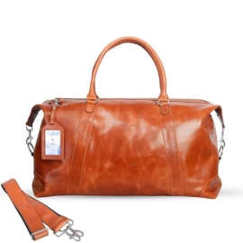 Distressed Leather Duffle Bag SB-TB301 | Premium