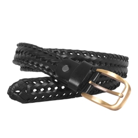 Modern Plaited Leather Belt SB-FB138 | Budget King, 3 image