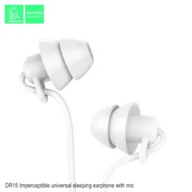 VDENMENV DR15 Earphone 1.2Meter Plastic Housing with Microphone controller, 2 image