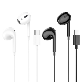Hoco M101 Max Type-C Crystal Grace Wire-Controlled Digital Earphones With Built-In Microphone