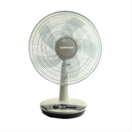White Table Fan