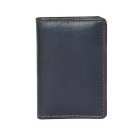 Card Holder with Mini Wallet-Black & Red, 3 image