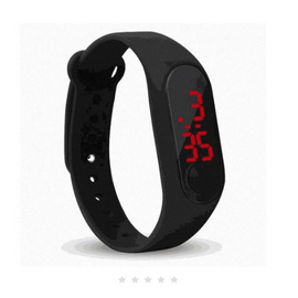LED Sports Black Touch Watch