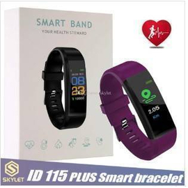 ID115 Plus Smart Bracelet Fitness Tracker Smart Watch Heart