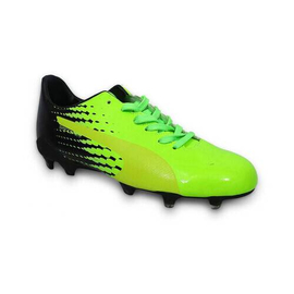 Green and Black PU Rubber Football Boot For Men