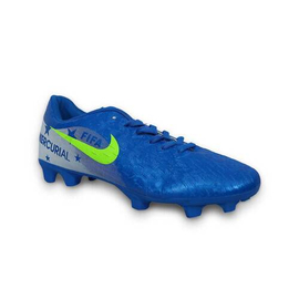Blue PU Rubber Football Boot For Men