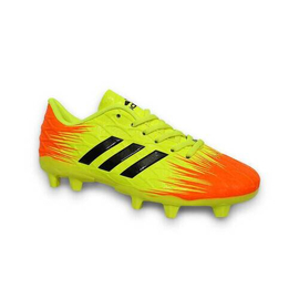 Yellow PU Rubber Football Boot For Men