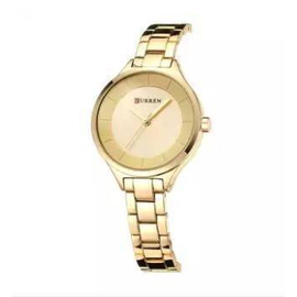 CURREN 9015 - Golden Stainless Steel Analog Watches for Women - Golden, 2 image