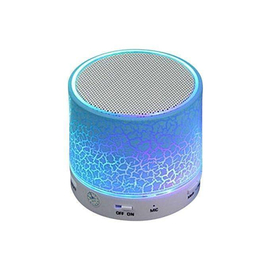 LED Light Mini Bluetooth Speaker - Blue