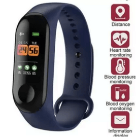 M3 Smart Band Sleep Sports Fitness Activity Tracker Pedometer Bracelet Watch -Blue