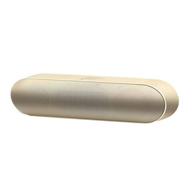 WEACOTA S-812 Wireless Bluetooth Speaker Stereo Mini Capsule Subwoofer - Gold
