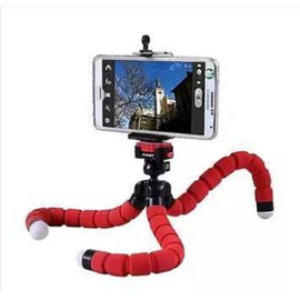 Mobile Phone Camera Flexible Octopus Tripod - Red