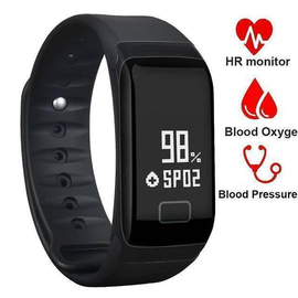 F1 Smart Bracelet IP67 Blood Pressure Heart Rate Monitor Activity Fitness Smart Watch