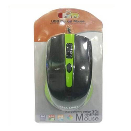 USB Optical Mouse For Long Time Use Green or Red