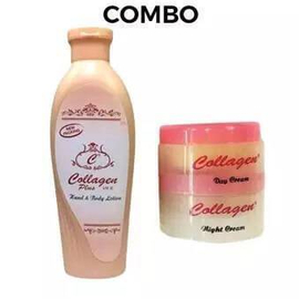 Combo of Vitamin-E Body Lotion and Collagen Night Cream