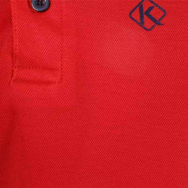 Men's Red Polyester Mix Polo Shirt, 2 image