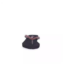 Black Rubber Sandle For Women, 3 image