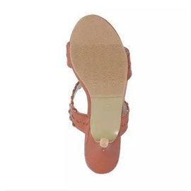 PU Leather Heeled Sandal For Women, 4 image