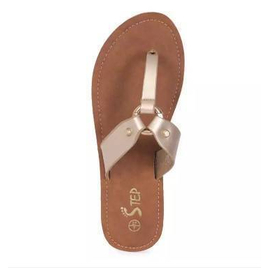 Brown Rubber Sandle For Women, 4 image