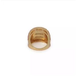 Golden Metal Finger Ring For Women, 3 image