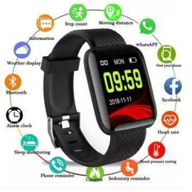 D13 Plus Waterproof Smart Sports watch Bracelets & Fitness Tracker, 2 image