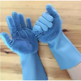 High Quality Silicone Dish Washing Kitchen Hand Gloves