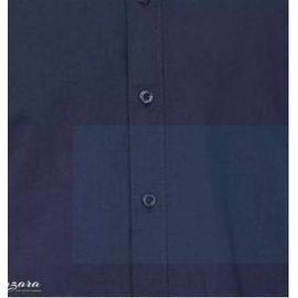 Trendy Navy Blue Long Sleeve Casual Shirt, 3 image