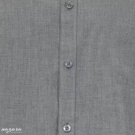 Trendy Light Gray Long Sleeve Casual Shirt, 3 image