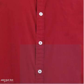 Trendy Red Long Sleeve Casual Shirt, 3 image