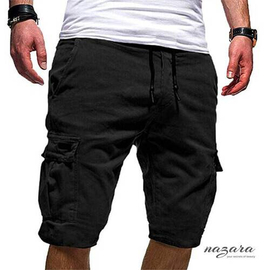 Cotton Shorts / Half pants for Men - Deep Black
