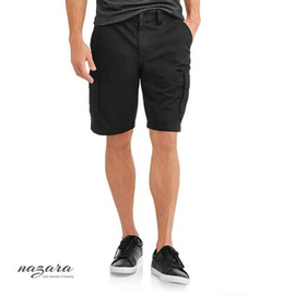 Cotton Shorts / Half pants for Men - Deep Black