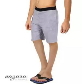 Cotton Shorts for Men - Light Ash, 2 image