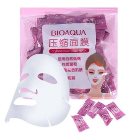 BIOAQUA Compressed Facial Mask 10 Pieces