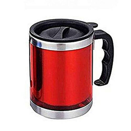 Travel Mug with Sipper - Red