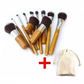 Bamboo Makeup Brush Set 11pcs, 3 image