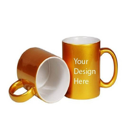 Custom Design Golden Mug, 2 image