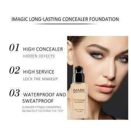 IMAGIC Full Coverage Foundation- Soft Honey, 4 image