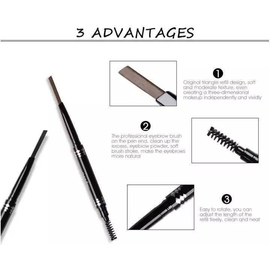 IMAGIC Professional Waterproof Eyebrow Pencil-Medium Brown, 2 image