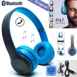 P47 - Wireless Bluetooth Headphone - Blue
