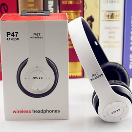 P47 - Wireless Bluetooth Headphone - White