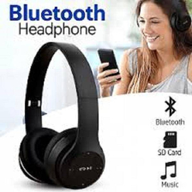 P47 - Wireless Bluetooth Headphone - Black, 3 image