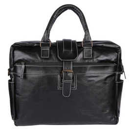 100%genuine leather office bag, 2 image